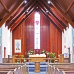 The Chancel of Redeemer Lutheran Church at Easter