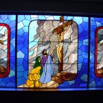 Stained Glass Window - Jesus is crucified for us